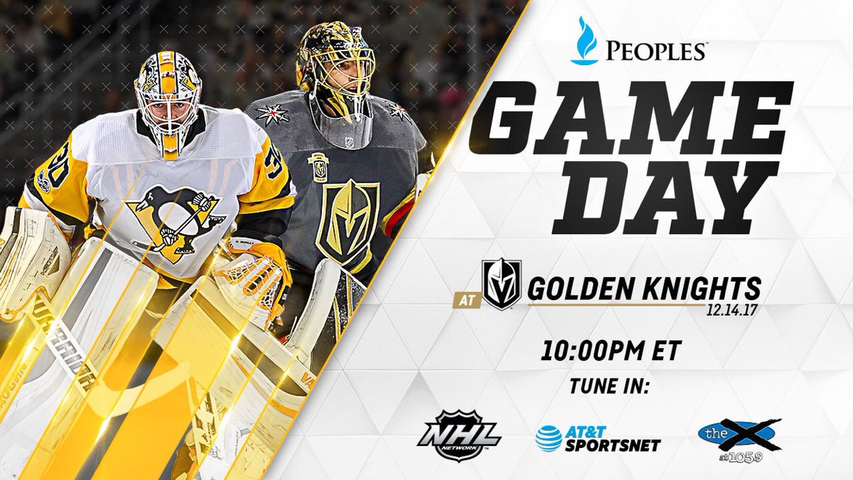 For the first time ever, it’s Penguins vs. Golden Knights.  Get your coffee ready. It’s going to be a late night. https://t.co/uYhKhaTSka