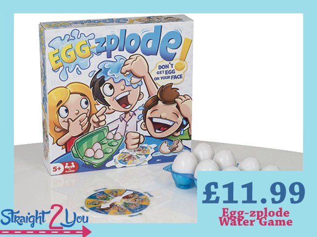 Straight2YouUK's tweet photo. DEAL OF THE DAY!

Eggzplode Water Game only £11.99 at Straight2You with FREE Delivery to UK Mainland

#eggzplode #games #family https://t.co/Kr1AVaMYR5