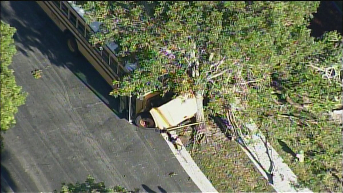 2 students injured when school bus crashes into tree in Miramar bit.ly/2Bo14Zm?utm_so… https://t.co/ife6jC3NGx
