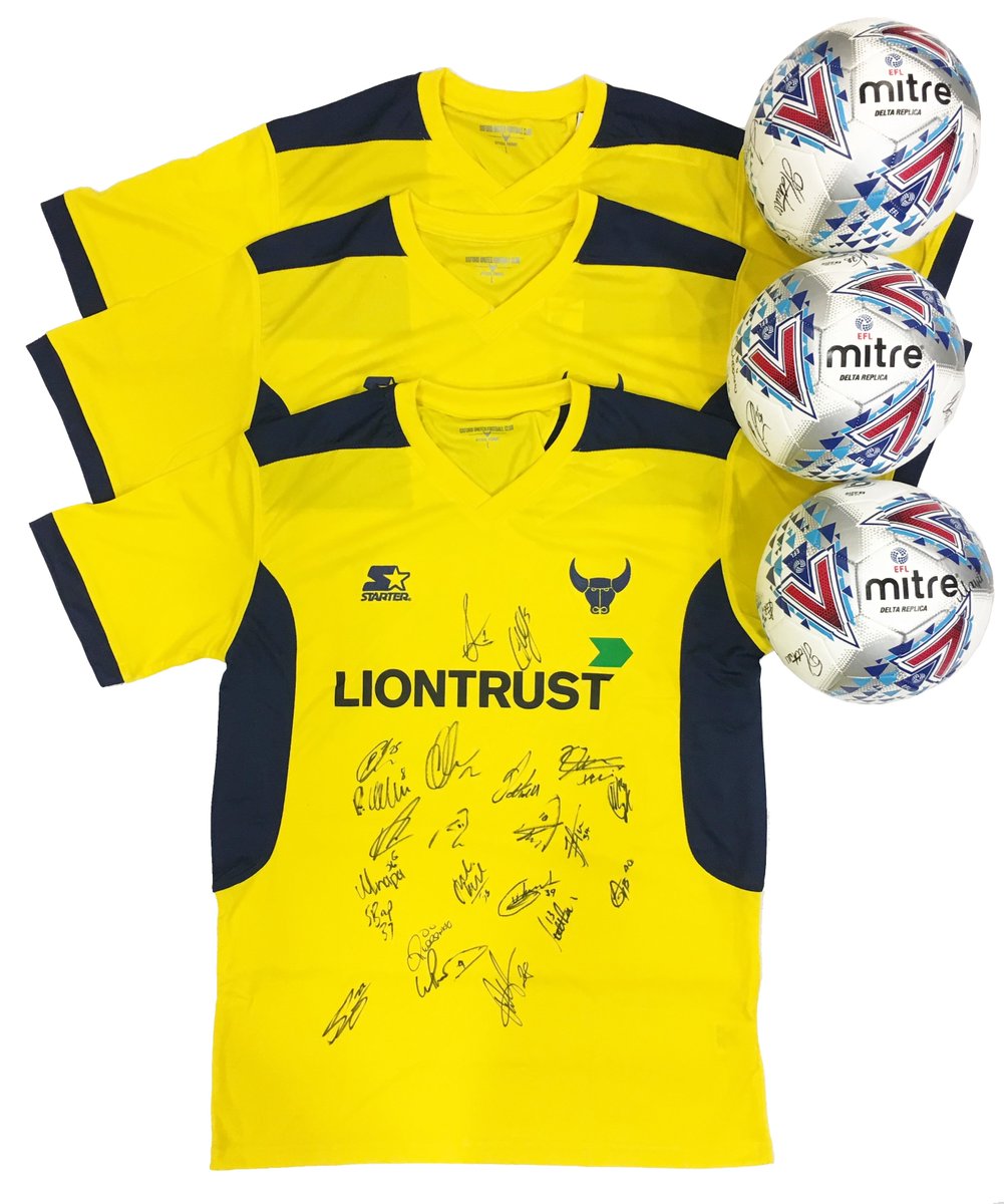 CHRISTMAS GIVEAWAY: RT this tweet and follow us to be in with a chance of winning signed <a href="/OUFCOfficial/">Oxford United</a> prizes! There are 3 signed shirts and 3 signed balls to be won. Ends midnight Sunday #OUFC