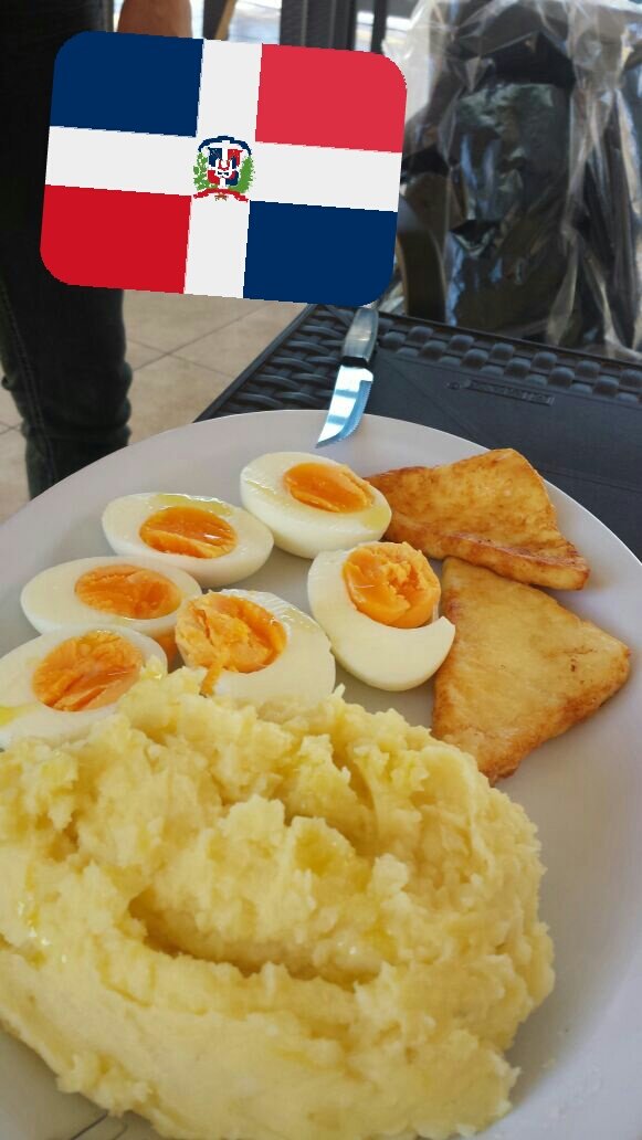 Buen día desde rep. Dominica #Desayuno