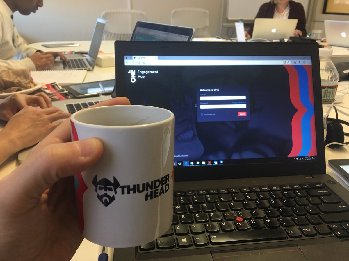esstrout's tweet photo. Great class on an incredible pplatform @ThunderheadONE with great coffee. #customerjourney #personalization @silvertech https://t.co/BcpFg5zpEc