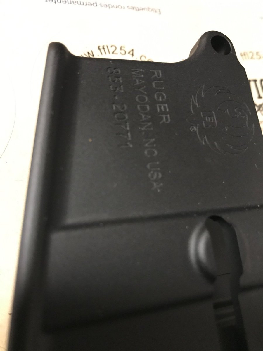 invictusoutd's tweet image. Ruger AR-556 Lower Receiver ffl254.com/2017/12/14/rug…
