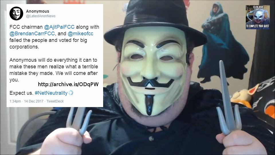 gamingpeasant's tweet photo. WE R AH REGION! #NetNeutrality https://t.co/KBoRxq0ObB
