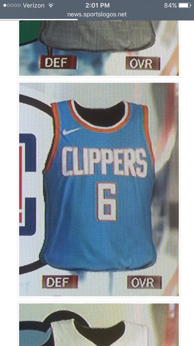 clippers alternate jersey