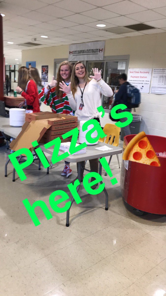 HillcrestHSRams's tweet photo. Thank you, Tony’s Pizza in Fountain Inn, for supporting our #SpiritWeek2018 and #MakeAWishSC! https://t.co/VRaMP2xFUo