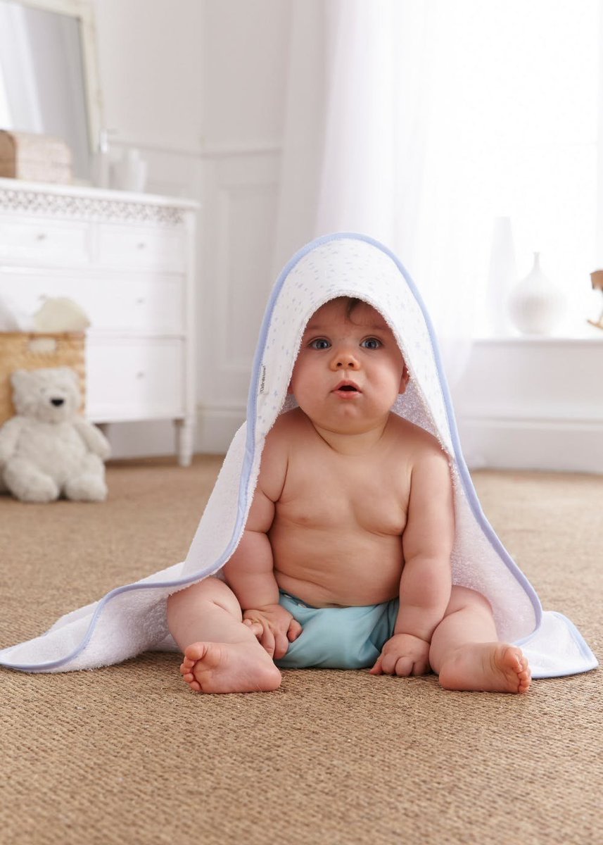 Matalan's tweet photo. Treat expecting mums this #Christmas to this Clair de Lune stars &amp; stripe hooded towel: https://t.co/zY1djcvAzH https://t.co/8Og4b5LsqC