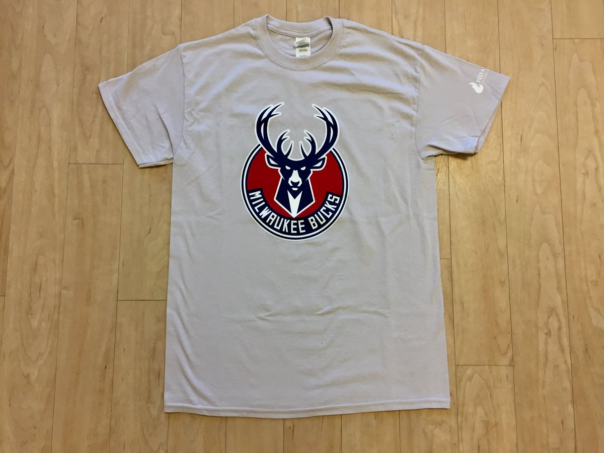 Bucks's tweet photo. The @paysbig parachute drop is back tomorrow!! 

RT by 3pm and we’ll pick 3 random winners of the #HoopsForTroops shirt!! #TBT https://t.co/7Ln3rjojcI