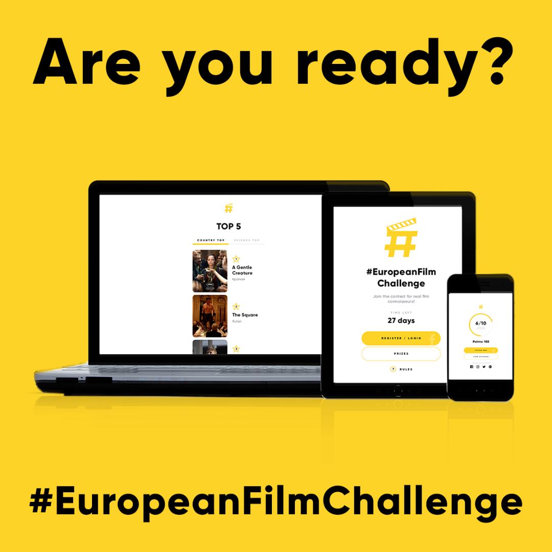 EUFilmChallenge's tweet photo. Accept the #europeanfilmchallenge for real cinema-lovers and win a trip to the Berlin International Film Festival! Register and start the challenge now: https://t.co/kscLUoY2LF https://t.co/k405K9sh9d