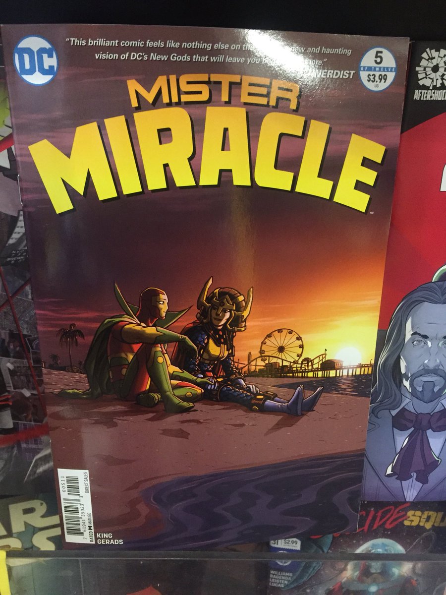 cabcomics's tweet photo. Finally some Funky Flashman! This book is just getting better and some awesome deep cuts. #mistermiracle #DCComics #funkyflashman https://t.co/y1BZLYuzB4