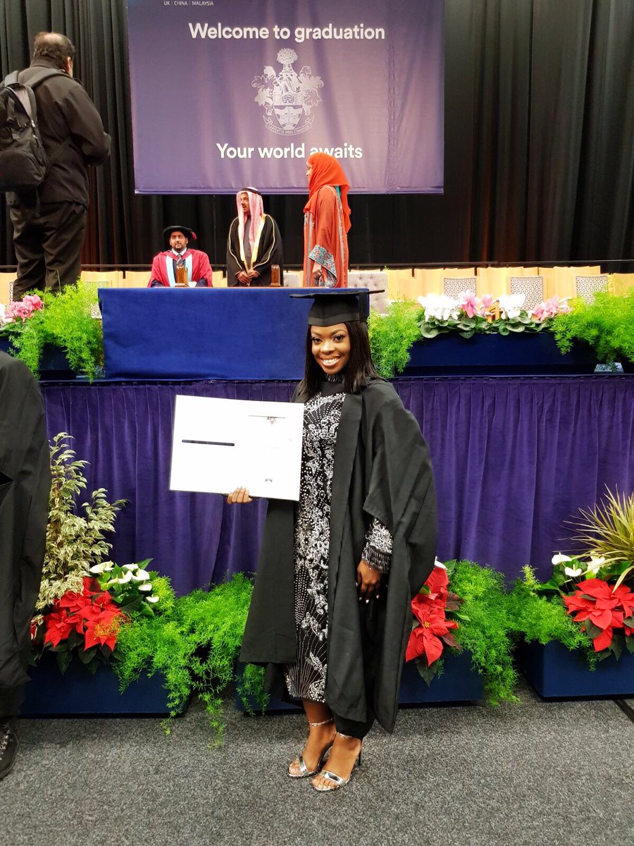 Omo_Lara_'s tweet photo. I wonโt even lie that it was a tad bit easy, but the challenge was worth it! Some days I felt like Iโd just pass out coz of lack of sleep ๐๐so dissapointed that never happened ๐คท๐พโโ๏ธMSc Electrical and Electronic Engineering with Merit! #OnlyGirlInTheClass #EngGirls #TrustGod https://t.co/0JfkKnXOcW