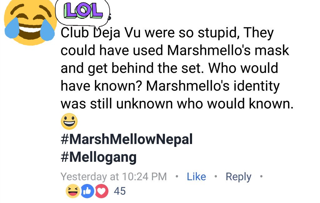 pranoy_man's tweet photo. That seems quiet logical 🤔🤣😂 #MarshMelloNepal #TotallyAvoidable https://t.co/h1yRYQkmQH
