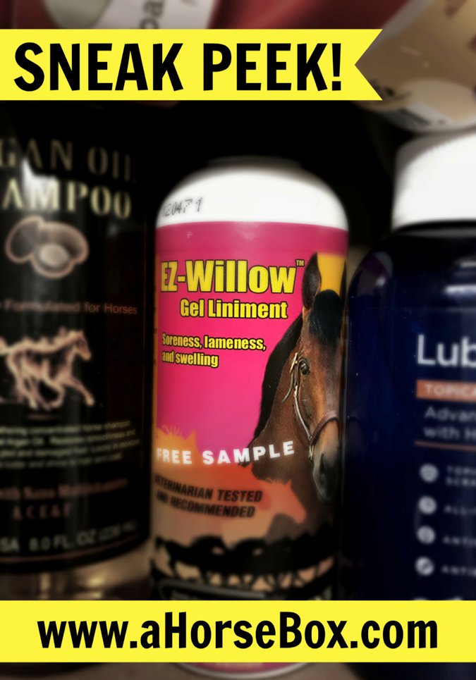 💥Sneak Peek💥 Find Finish Line Horse Products EZ-Willow Liniment in your December HorseBox! This perfect blend of essential oils and botanicals comes in a cooling gel base that can be used for any minor soreness, lameness, or swelling due to overexertion.