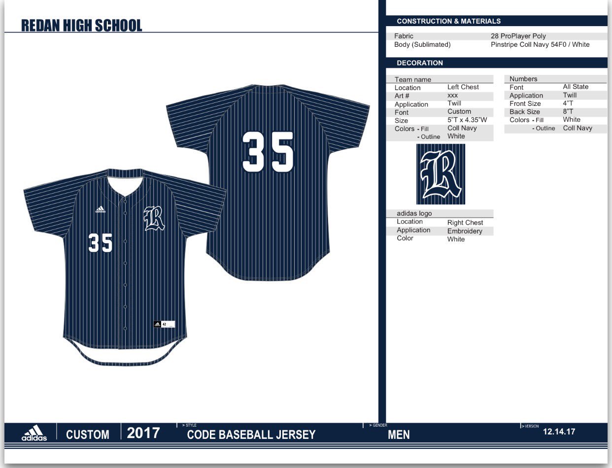 Redan Baseball on Twitter "New pinstripe Jerseys!!! Like or don't like