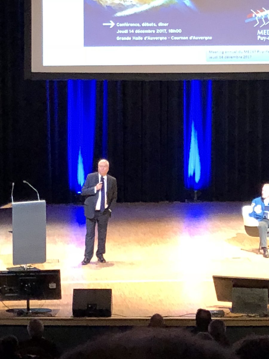 Le patron de PAPREC Recyclage chantre de la diversité témoigne avec beaucoup de conviction à la conférence Medef du spationaute Clervoy