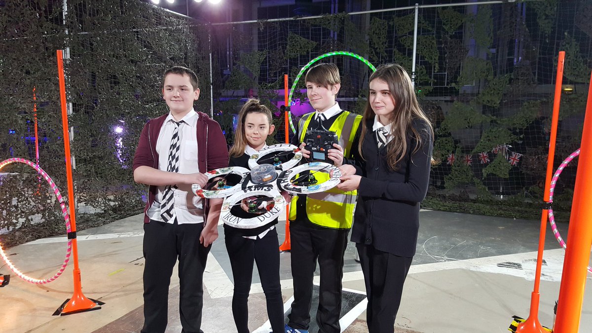 IhsTechnical's tweet photo. Absolutely delighted with 2nd place today in Manchester for the national finals. #quadcopter challenge @Raytheon @IHSupdates #stem #podium https://t.co/PhSdLRYACx
