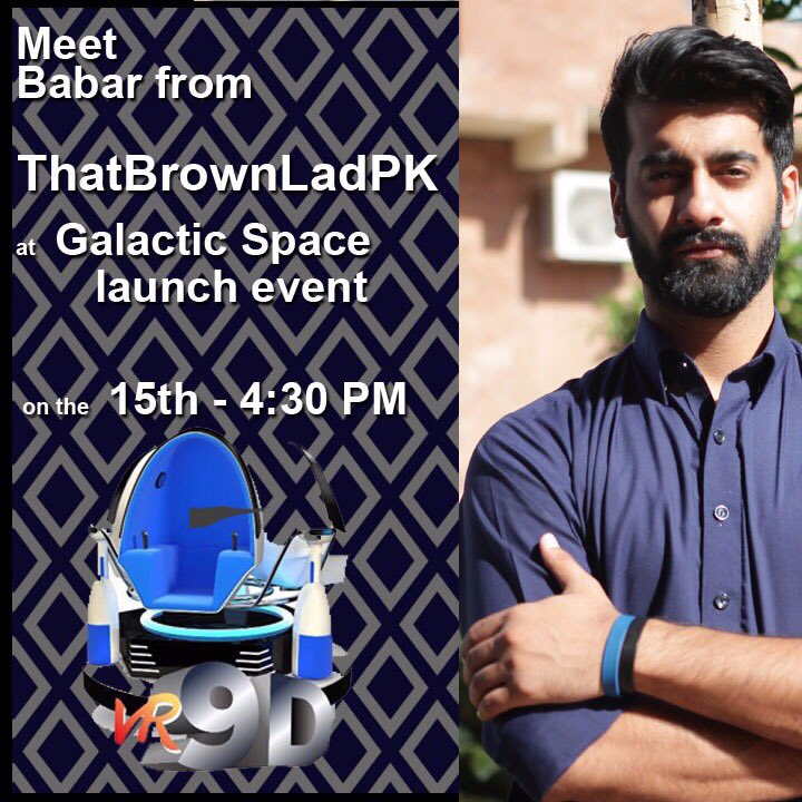 Zahraa066's tweet photo. Meet me and all other bloggers from #Peshawar tomorrow at Galactic Space at 4:30 PM onwards  #VRGalactic https://t.co/1kpnHbm3p1