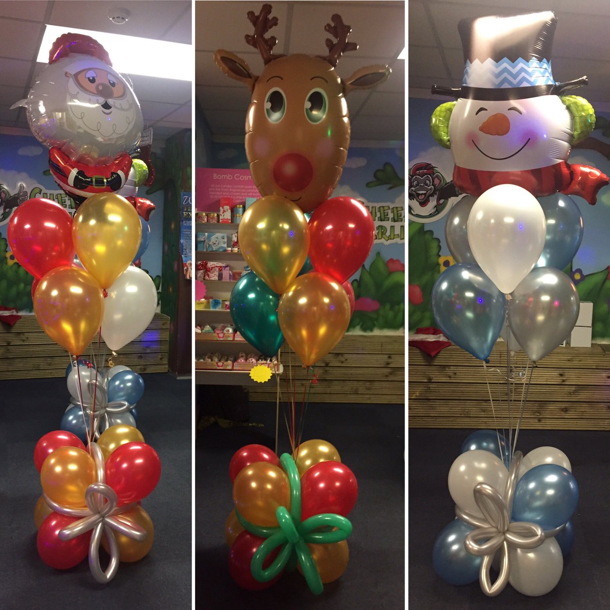 BalloonsBeyond_'s tweet photo. 23rd Dec &amp; #ChristmasEve #delivery slots available for #Christmasballoons - order now to avoid disappointment! Delivery, #collection &amp; #postage available 🎈🎅🏼 #balloons #elf #santa #snowman #sunderland #houghtonlespring #durham #newcastle #chesterlestreet #washington https://t.co/tOGJ083nW6