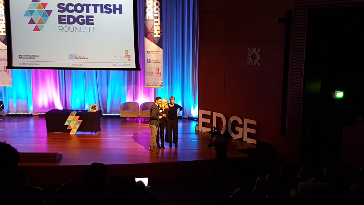 ScottishEDGE's tweet photo. Well done to @thevegankind! Winning £75,000 at #EDGE11 https://t.co/iL2NDAlGE4