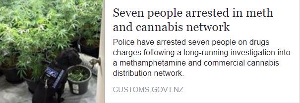NZ_Customs's tweet photo. Seven people have been arrested on drugs charges following a long-running investigation with @nzpolice into a methamphetamine and commercial cannabis distribution network. Read more at https://t.co/O248kDTWIp #protectingtheborder #protectingNewZealand https://t.co/Q9u8nUZzUH