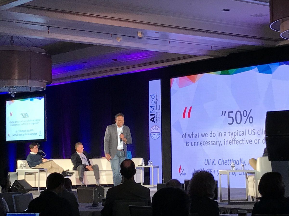 martin_sen's tweet photo. Great talk by @UliChettipally at #AIMED17 - US health spend as big as GDP of Germany (!) ... but many unnecessary costs https://t.co/O6y63olA1E