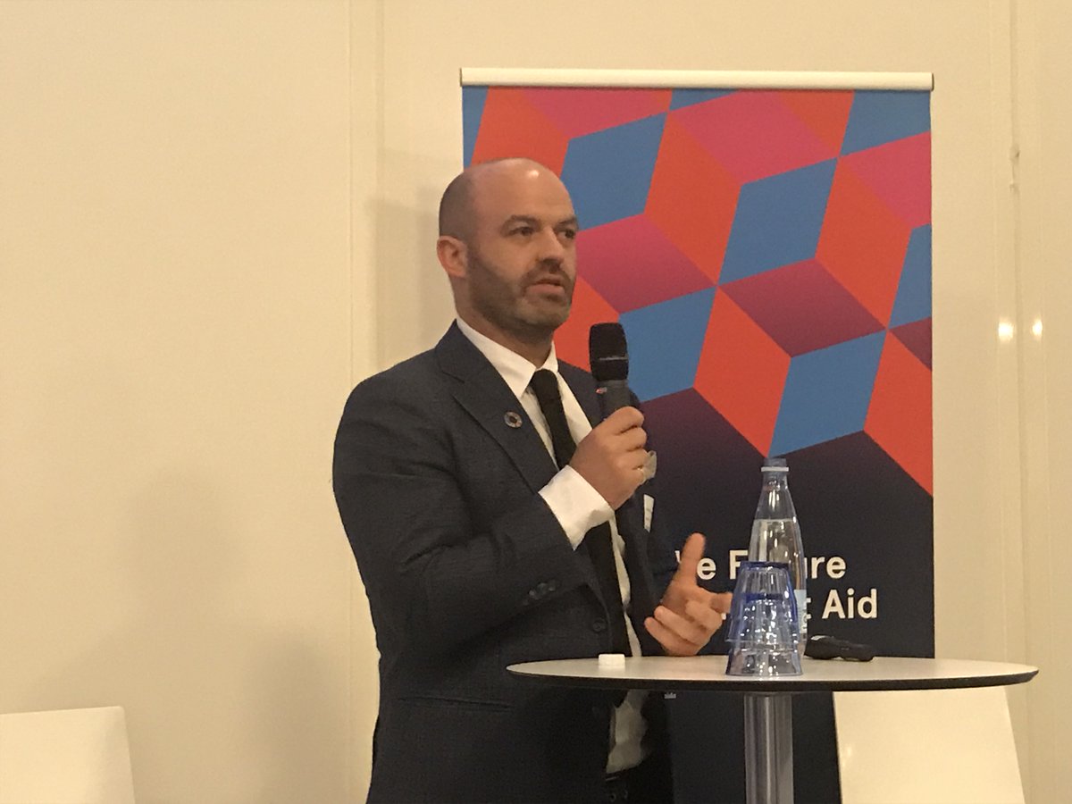 Sustainia's tweet photo. "The #GlobalGoals have created a trillion dollar opportunity to try to solve these problems. #SDG 16.9 aims to provide legal identity to all, including birth registration by 2030." @JosephThompson from @aidtechnology 
#blockchain #dkaid #dkgreen https://t.co/7Jba3DsxXw