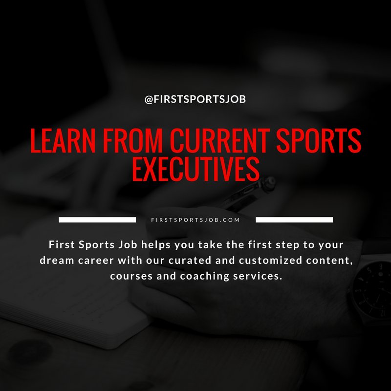 FirstSportsJob's tweet photo. Join the First Sports Job exclusive community to learn from current sports executives, gain access to premium content developed especially for FSJ members and gain insight from fellow members: https://t.co/CHs9oCPuGH https://t.co/5ys7DTQiYV