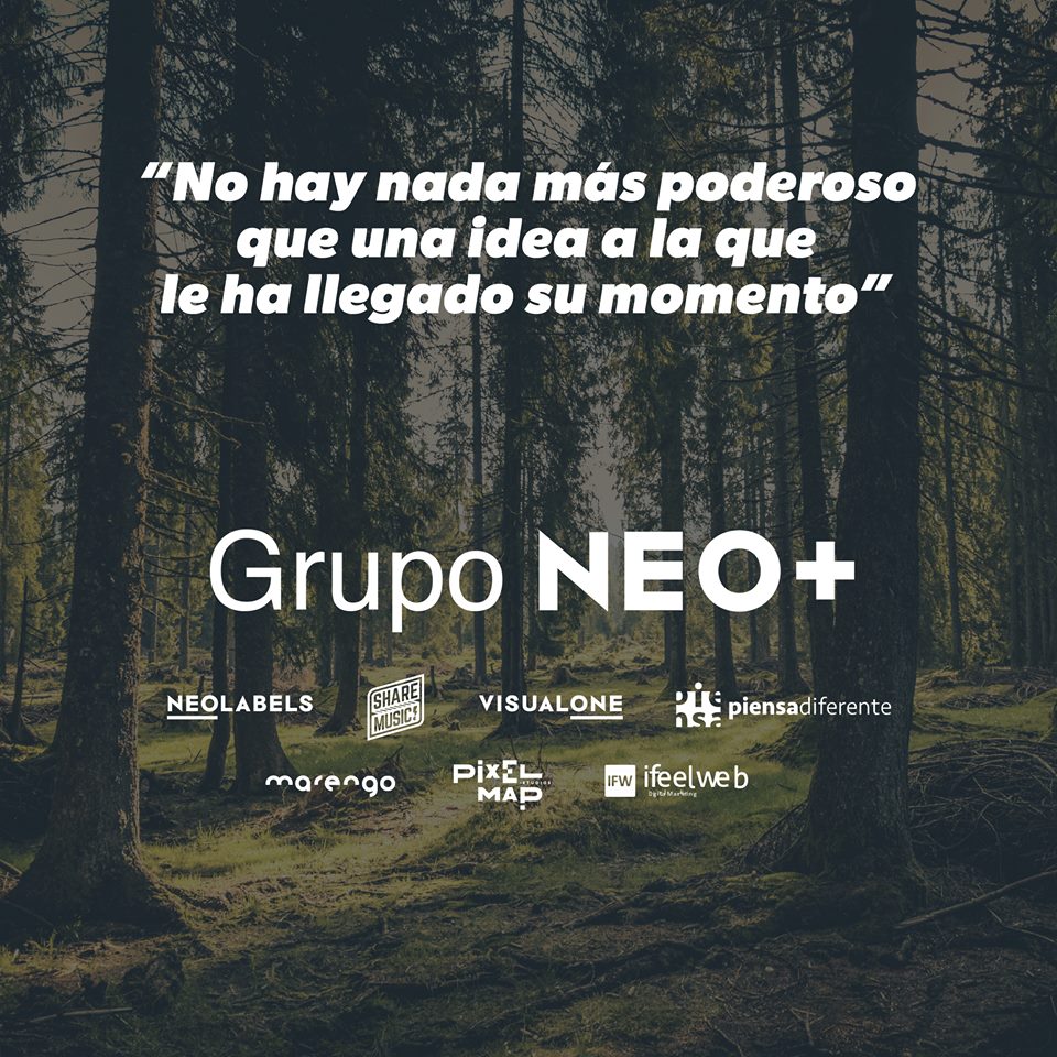 neolabels's tweet photo. Grupo Neo+ Siete empresas especializadas que trabajan como una sola. @neolabels @sharemusic @Visual_One1 @marengodigital #pixelmapstudios @PiensaNeo @AgenciaIFW https://t.co/DOQIV2Pd3h