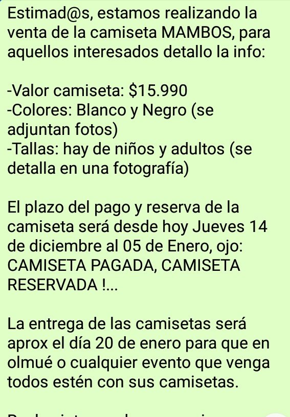 mambos_hcd's tweet photo. Camiseta MAMBOS a la venta, interesados hablar por interno ! 👌 https://t.co/wwcMuctk6Z