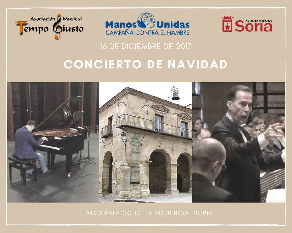 interpretesarag's tweet photo. 🌟Este sábado a las 20h, en el Teatro Palacio de la Audiencia de #Soria #conciertobenéfico de nuestro socio #RicardoSoláns, piano 🎹 con #MaríaPilarCubero, soprano y #EduardoCebolla, tenor,  apoyando a @ManosUnidasONGD 🌟 https://t.co/J89qBA3Ima