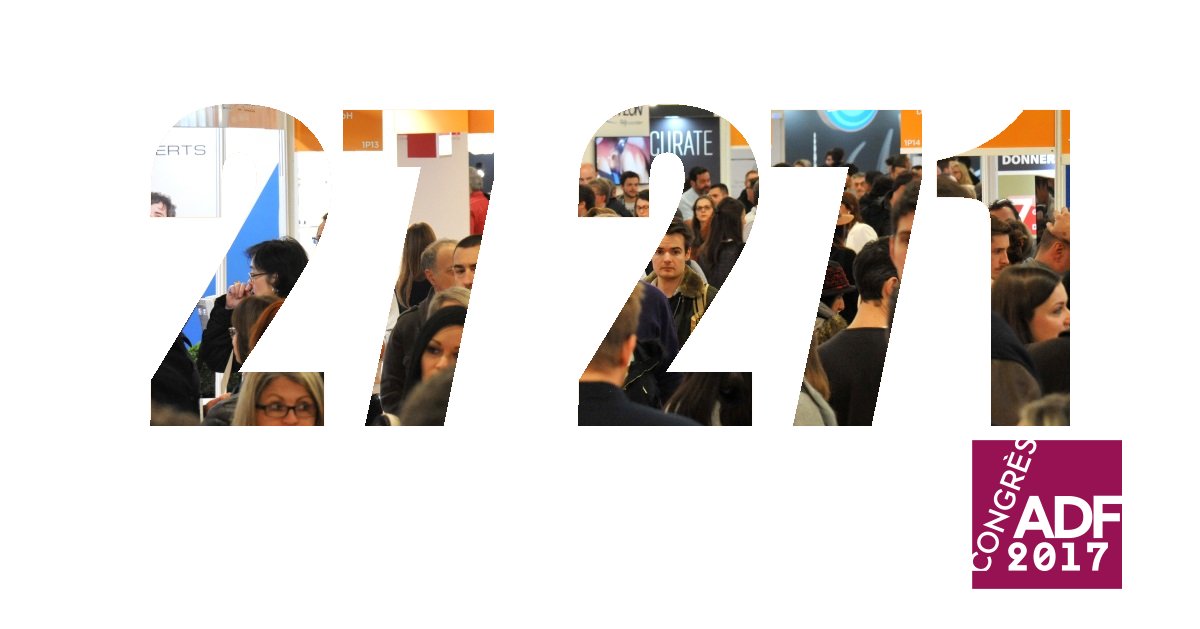 adfasso's tweet photo. Vous êtes 27 271 visiteurs à avoir rencontré les 406 exposants du Congrès #ADF2017. Merci à tous pour votre présence ! https://t.co/2ib5EyhvMl