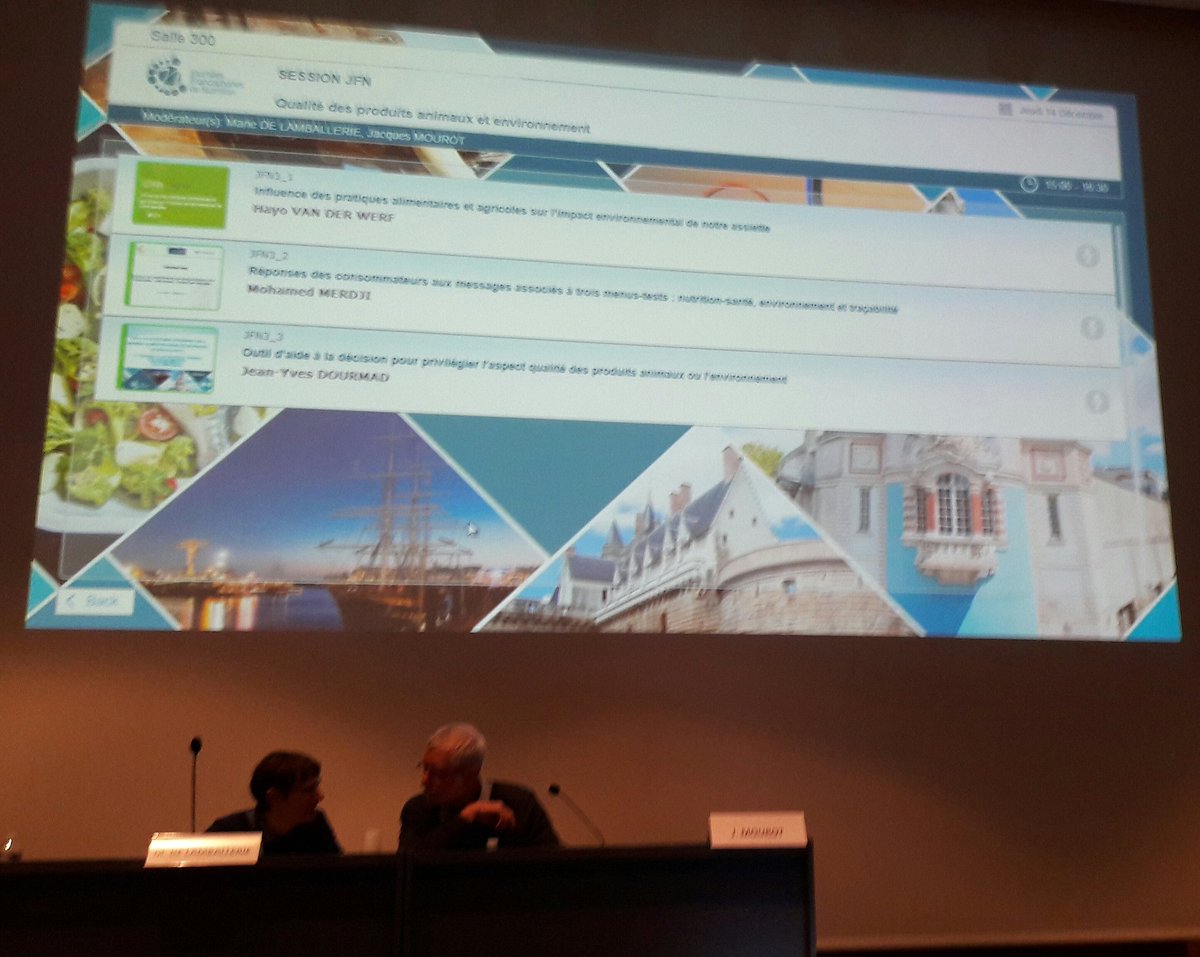 lphalinolenique's tweet photo. #JFN2017 session qualité des produits animaux et environnement. Jacques MOUROT et Marie DE LAMBALLERIE présentent l’ANR Agralid. @BleuBlancCoeur @Valorex_ @Inra_France @audencia https://t.co/LVVWaSFQux