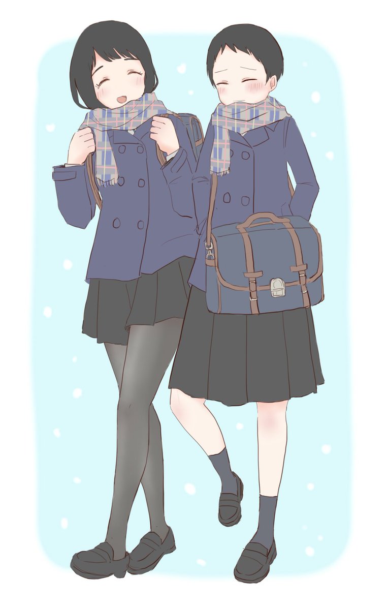 「冬の女の子」|noe_aoikaba｜新刊BOOTHのイラスト