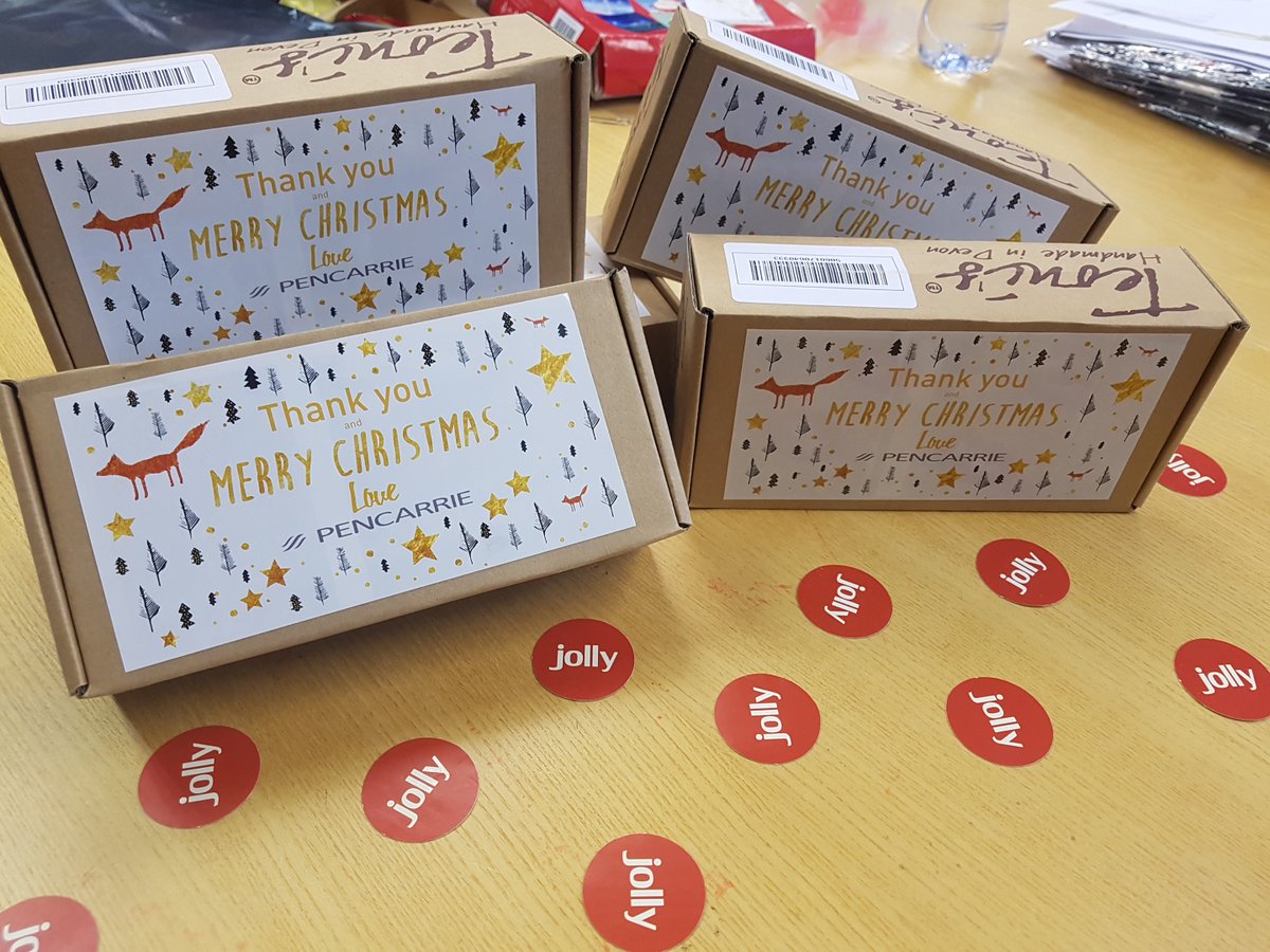 JollyClothing's tweet photo. Thanks for dropping in @PenCarrie! Lovely biscuits! The girls have asked if we can order more often from Pencarrie! :) No sign of the @btcactivewear santa... https://t.co/QqjjynBhSG