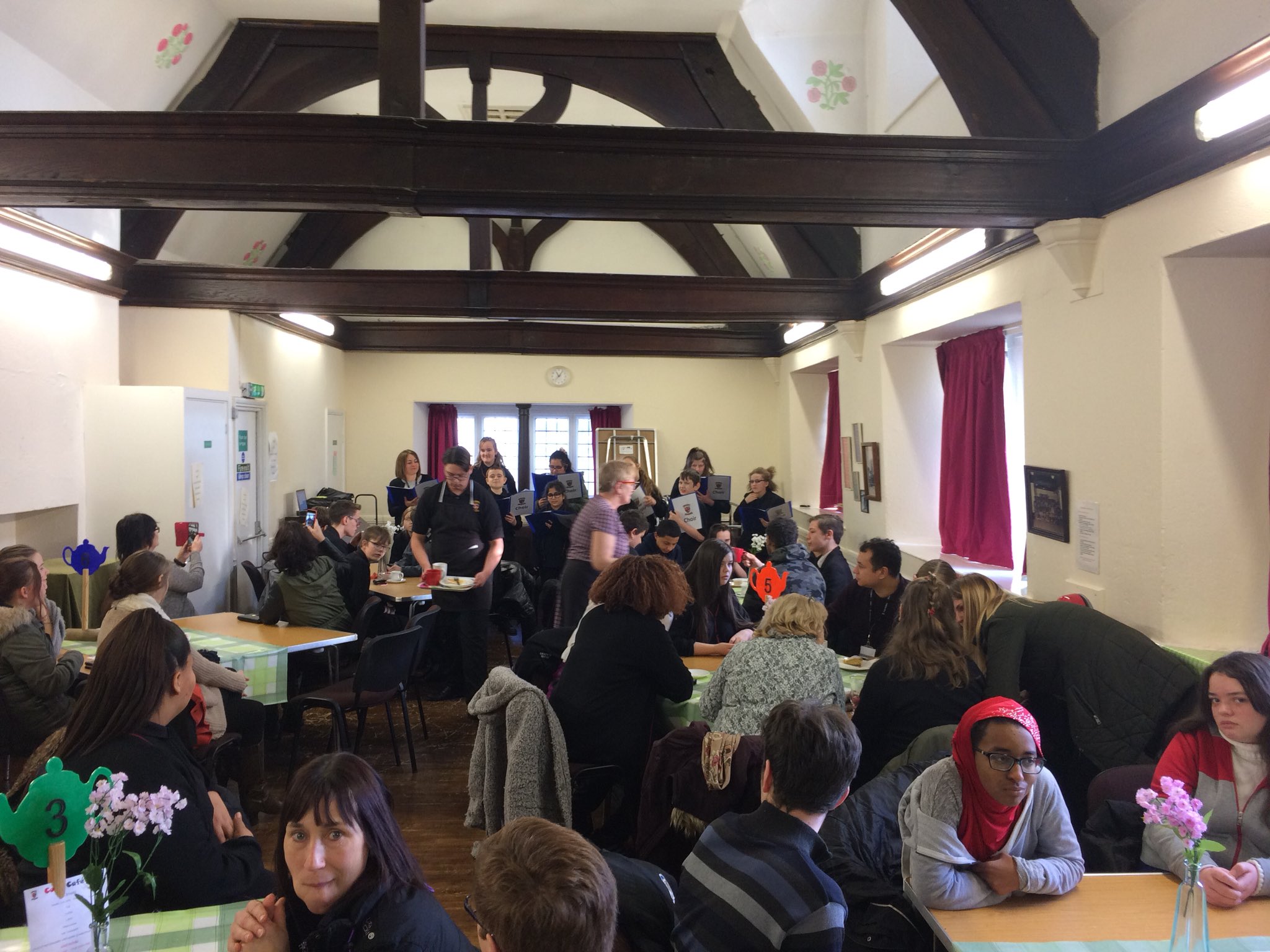 Friars Academy 💙 on Twitter "The Cozy Cafe earlier today with our