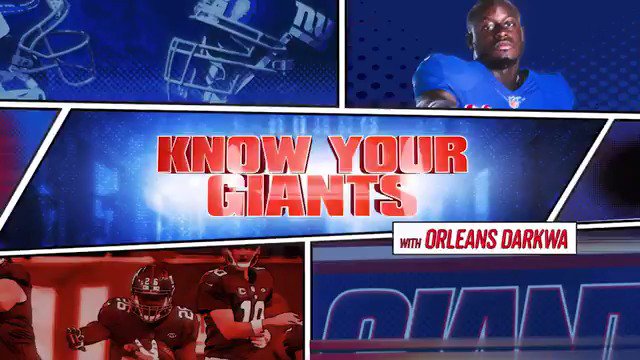 See how well the #NYGiants know RB @OrleansDarkwa, presented by @PNCBank Wealth Management. https://t.co/FZOPF9OSTM