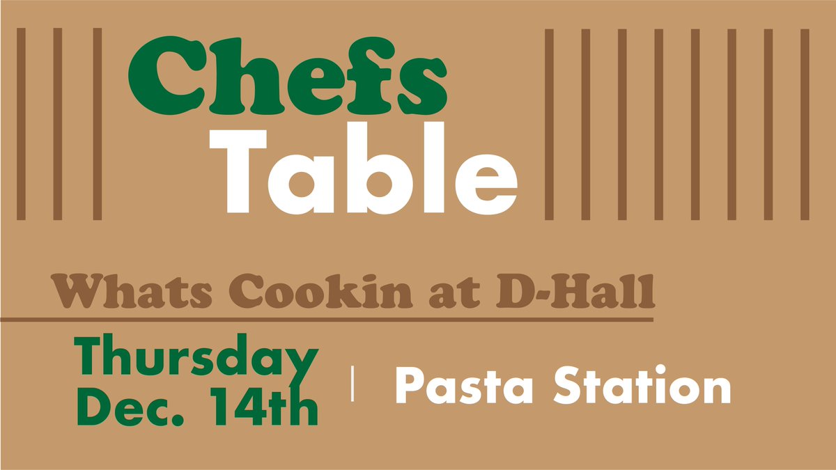 PC_EATS's tweet image. Were setting up a Pasta Station tonight in D-Hall!