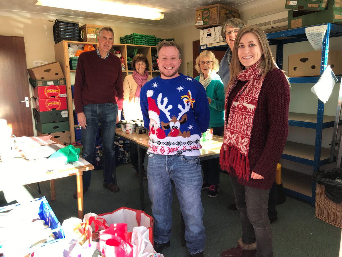 LifesureGroup's tweet photo. Lifesure staff have collected 69 kilos of food and toiletries as a donation to the local Trussell Trust @StNeotsFoodbank. As part of the #EveryCanHelps campaign, the volunteers at the depot will create much needed Christmas parcels for local families. #insuranceGives https://t.co/n9hKnGEoN3