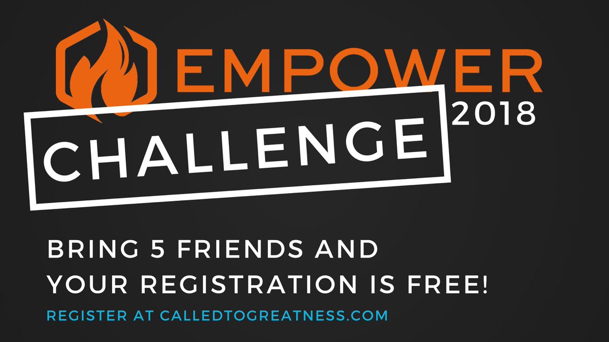 CTG_KState's tweet photo. Bring 5 of your friends to Empower and get your registration for FREE!! How awesome is that? Get Empowered! https://t.co/NeUUze59Ka https://t.co/2POh2CNfqv