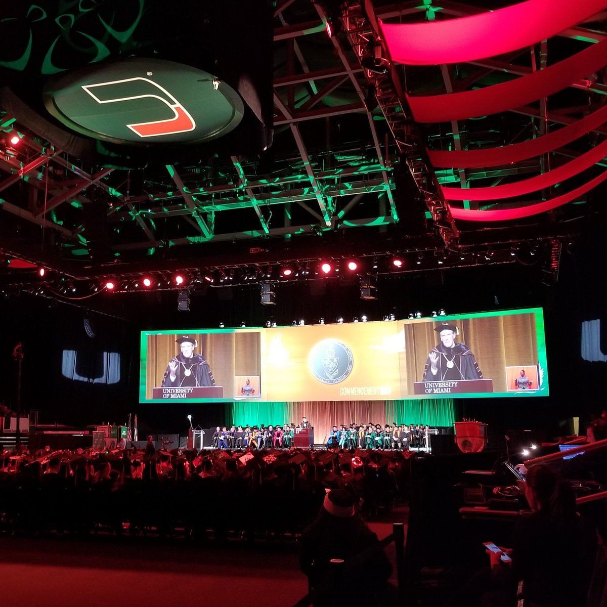 UMCAS's tweet photo. Congratulations, 'Canes! ๐๐ #UMGrad #UMiamiGrad https://t.co/J9qTrhtj0e