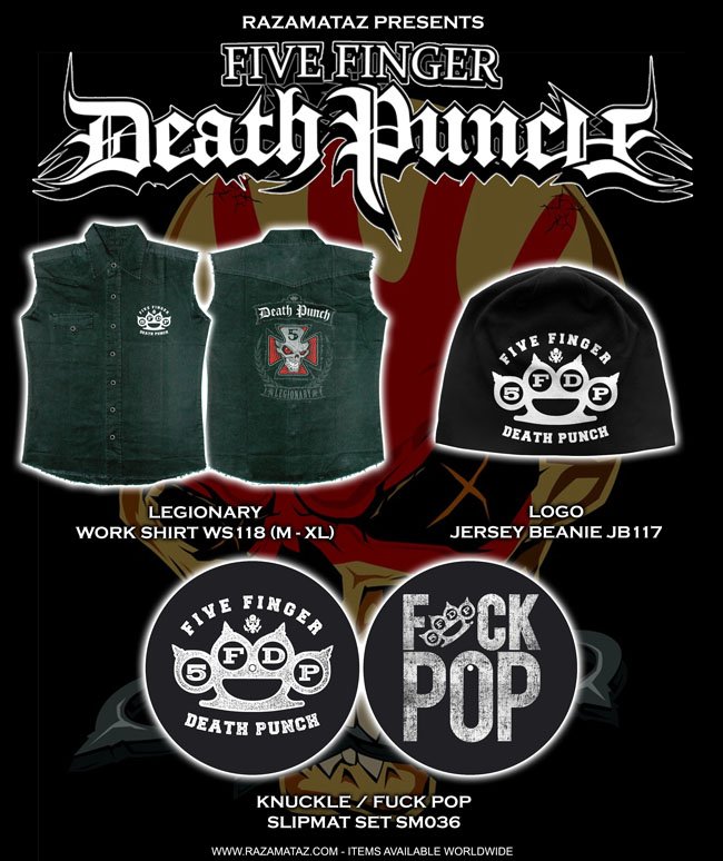 New Five Finger Death Punch merch coming soon
