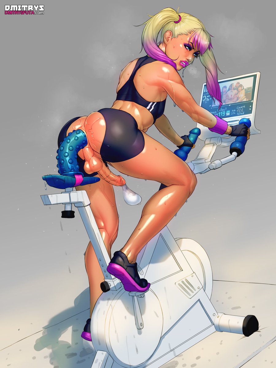 Peach working on his cardio. 
More of peach here dmitrysfuta.com