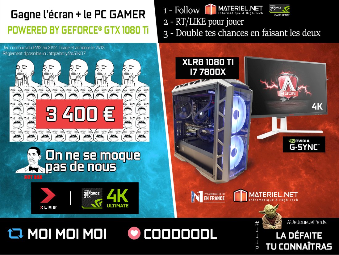 materielnet's tweet image. 🔥🔥 #GagneTonPCMatNet pour noël  
➡️ #RT / #Follow @materielnet @NVIDIAGeForceFR

📝règlement  bit.ly/2o51K07
🖥️  voir une partie du PC ➡️ bit.ly/2Cj2ySj