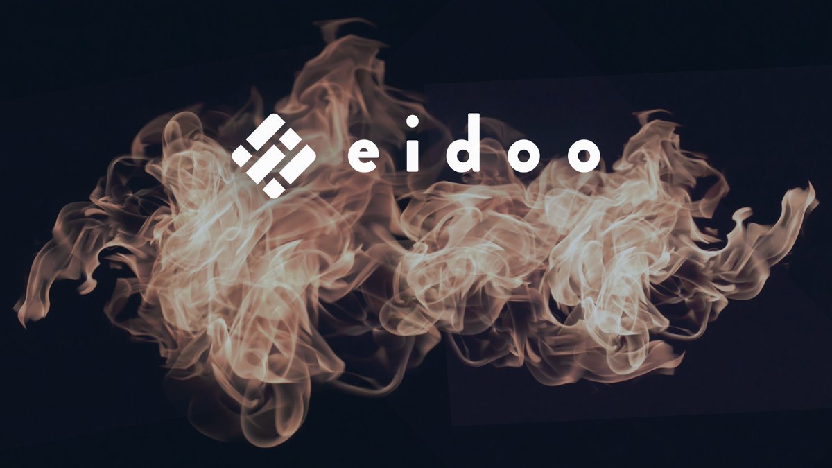 eidoo_io's tweet photo. #Eidoo to destroy 500,000 EDO tokens: https://t.co/r8jL9dSKPJ

#blockchain #ethereum #fintech #cryptocurrency https://t.co/w0KGOkQESi