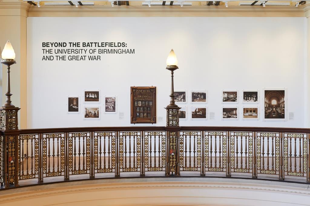 rcc_redmarley's tweet photo. The exhibition #BeyondtheBattlefields focuses on WW1. German &amp; British experiences are explored through photographs, archival materials &amp; objects. Our latest blog post focuses on the role of @unibirmingham in the War. @Voices_WW1
https://t.co/a1IimWuVDx #hellobrum #uobculture https://t.co/djfTD1oD0X