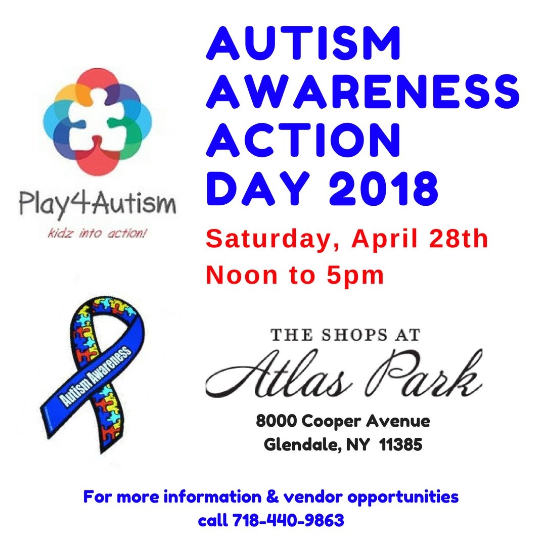Play4Autism's tweet image. **** SAVE THE DATE *****
Saturday, April 28, 2018

For vendor &amp;amp; sponsorship opportunities call 718-440-9863

#Autism #AutismPrograms #Queens #Kids #SpecialNeeds #SpecialNeedsPrograms #AutismAwarneness #NYC  #Vendors #sponsorship #givingback