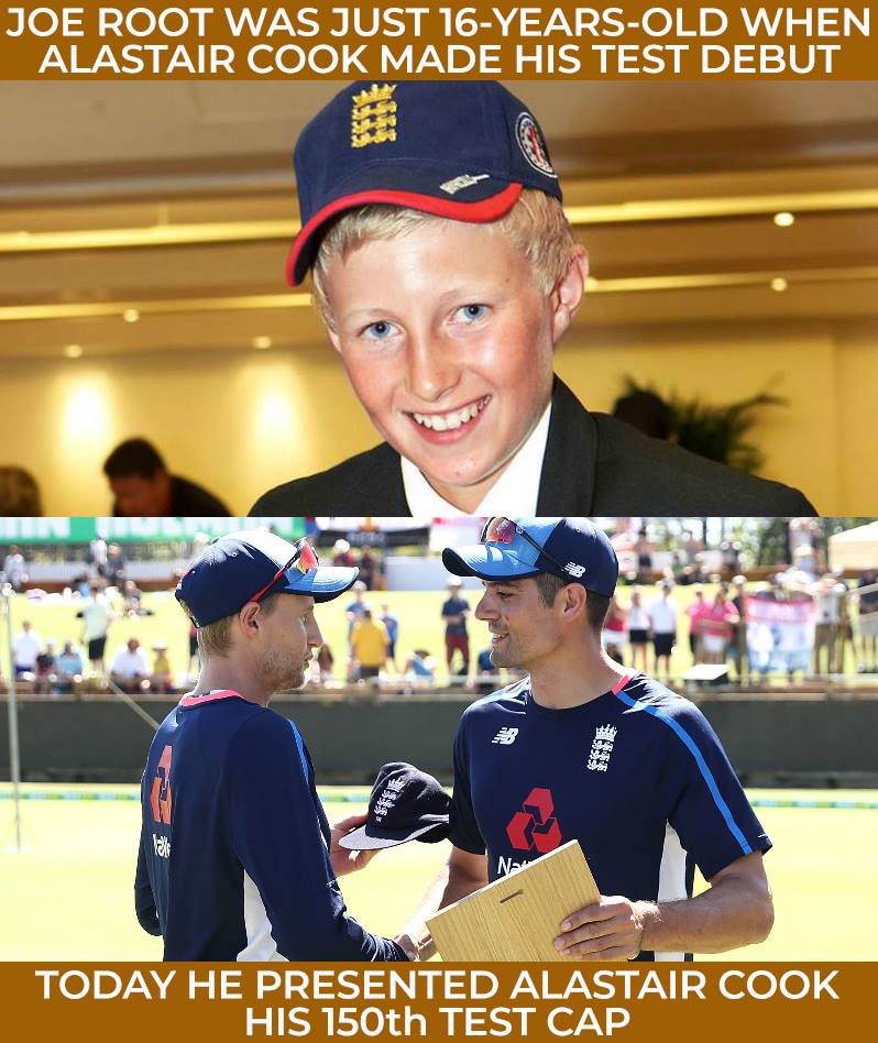Cricketracker's tweet photo. Joe Root has come a long way in his career. #Ashes https://t.co/cDr8Sb678b