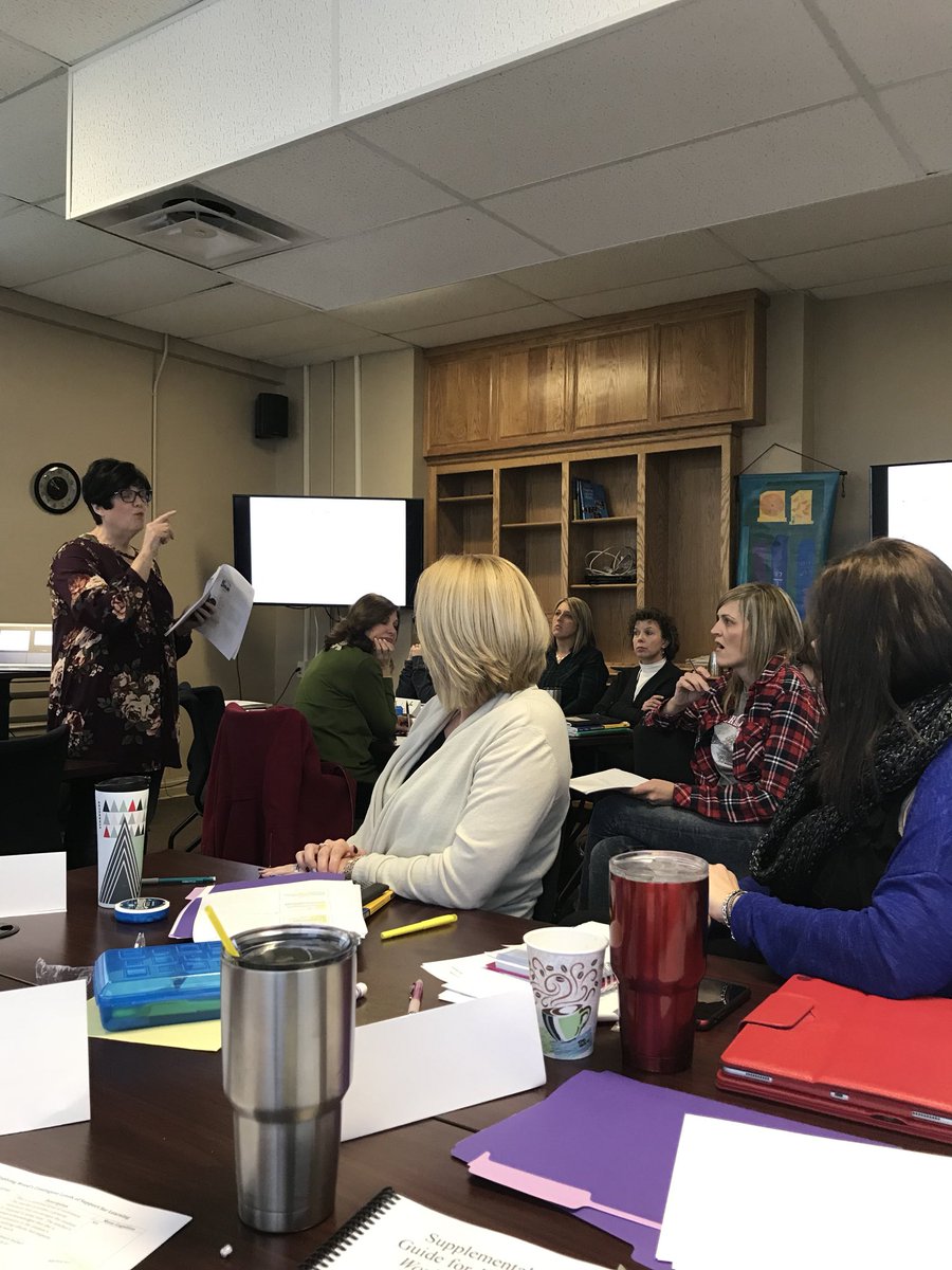 kjscotty's tweet photo. Ozar Reading Recovery teachers, literacy coaches and building principals developing a deeper understanding of theory to practice to enhance student learning.  Self regulation, transfer and scaffolding https://t.co/9ZPJhtUTOs