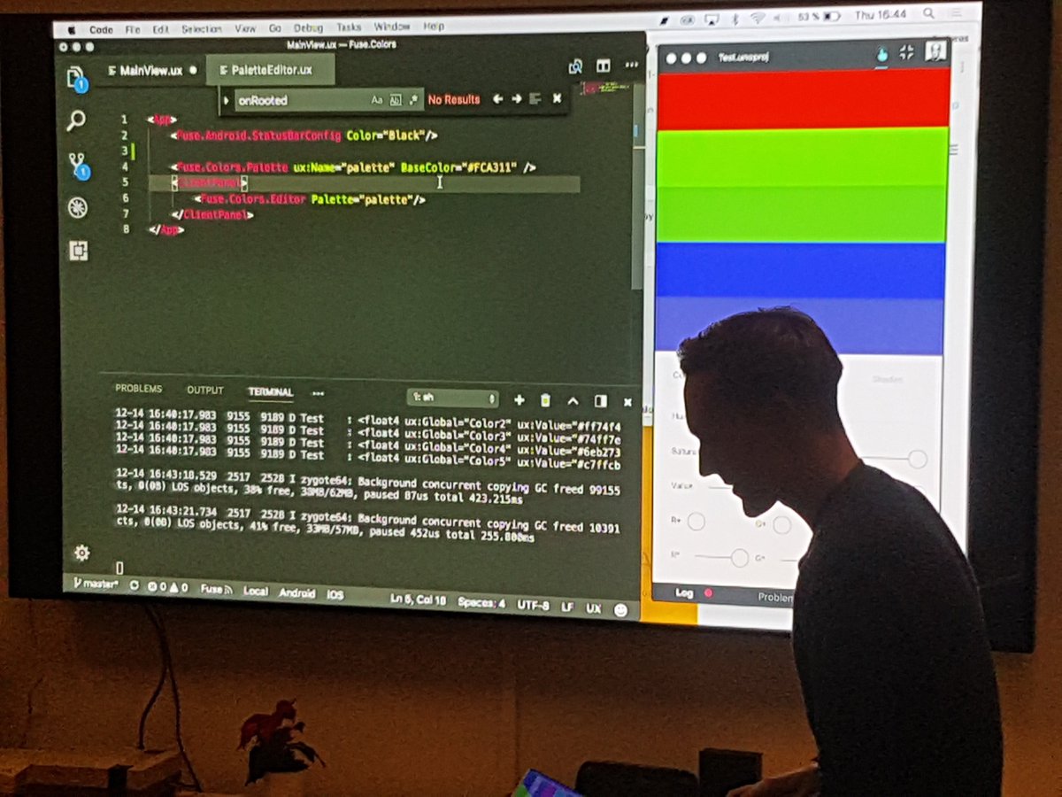 fusetools's tweet photo. Fuse #hackathon:
2 days.
Only using Fuse.
Apps for light switches, apps for timing, apps for libraries, apps for a guy named siman (??) and apps with cats. 😻🤖😀
Great job team! #tech #dev #ux https://t.co/k8Tt9RhgIg