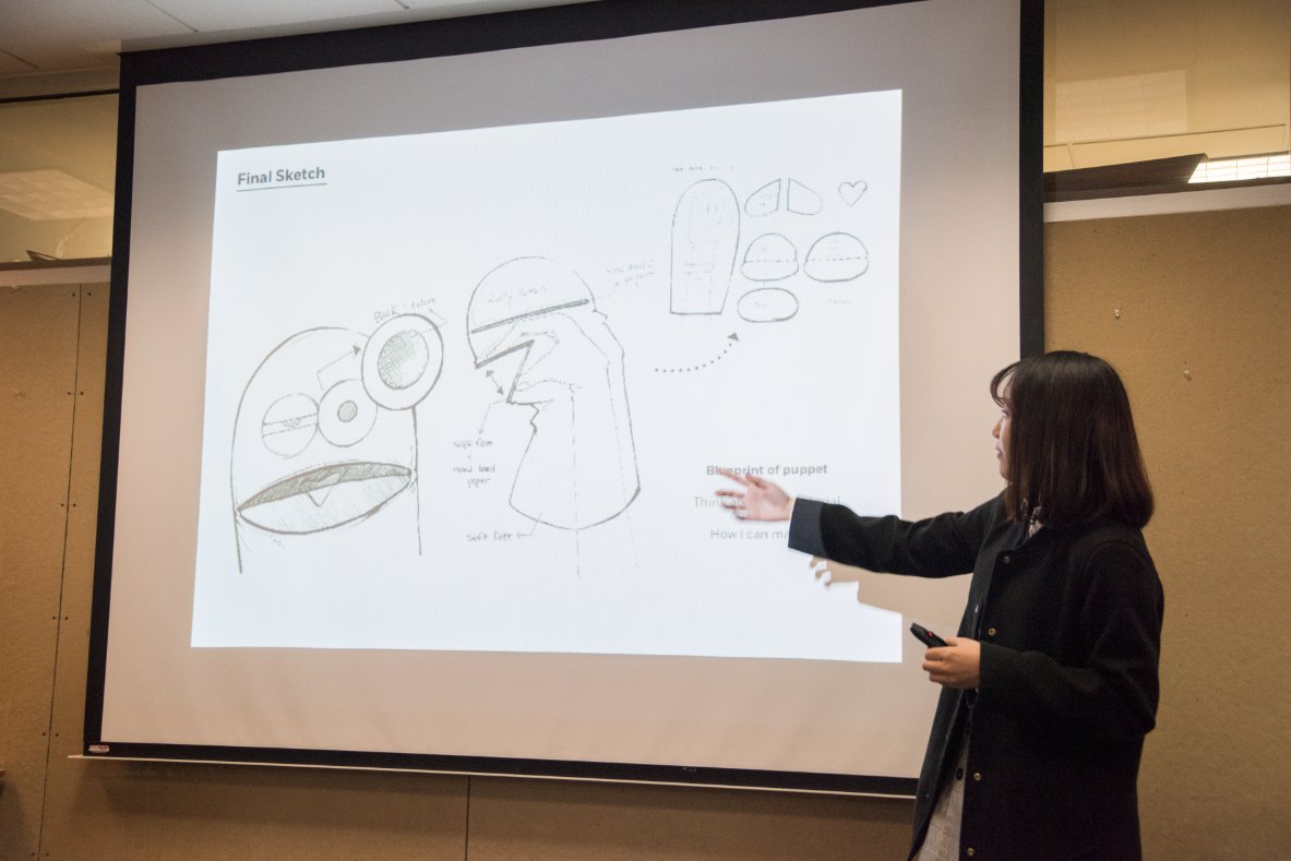 ID_Uarts's tweet photo. Industrial Design Juniors presented their work developing learning tools for a local public school. Working in felt, they developed tools that improve writing ability, reading ability, address safety concerns, and encourage creativity. #uarts #industrialdesign @UArts_SoD @UArts https://t.co/m3xJZcr0vi